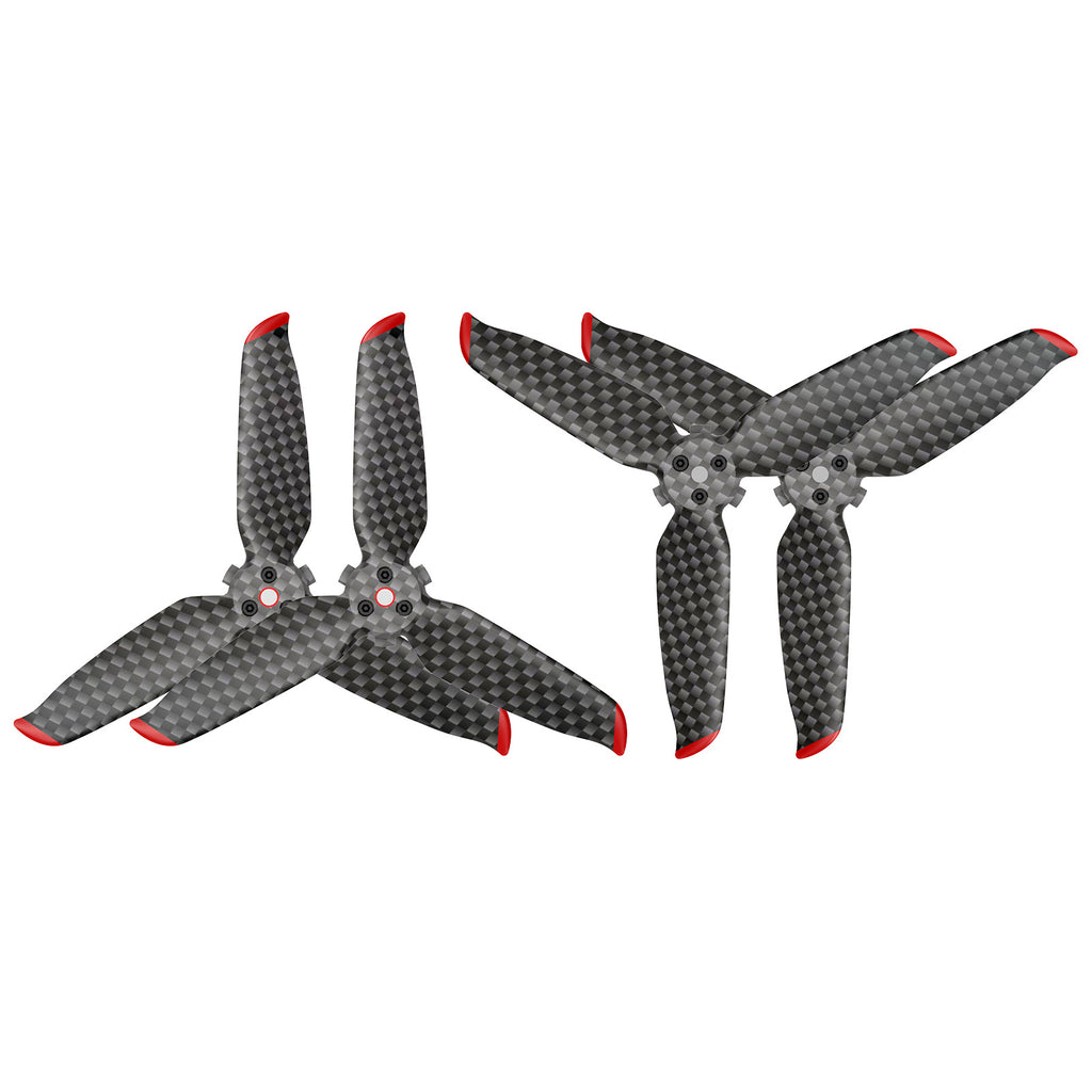 2Pcs Carbon Fiber Propellers for DJI FPV Drone Accessories Low Noise 5328S Blades Props