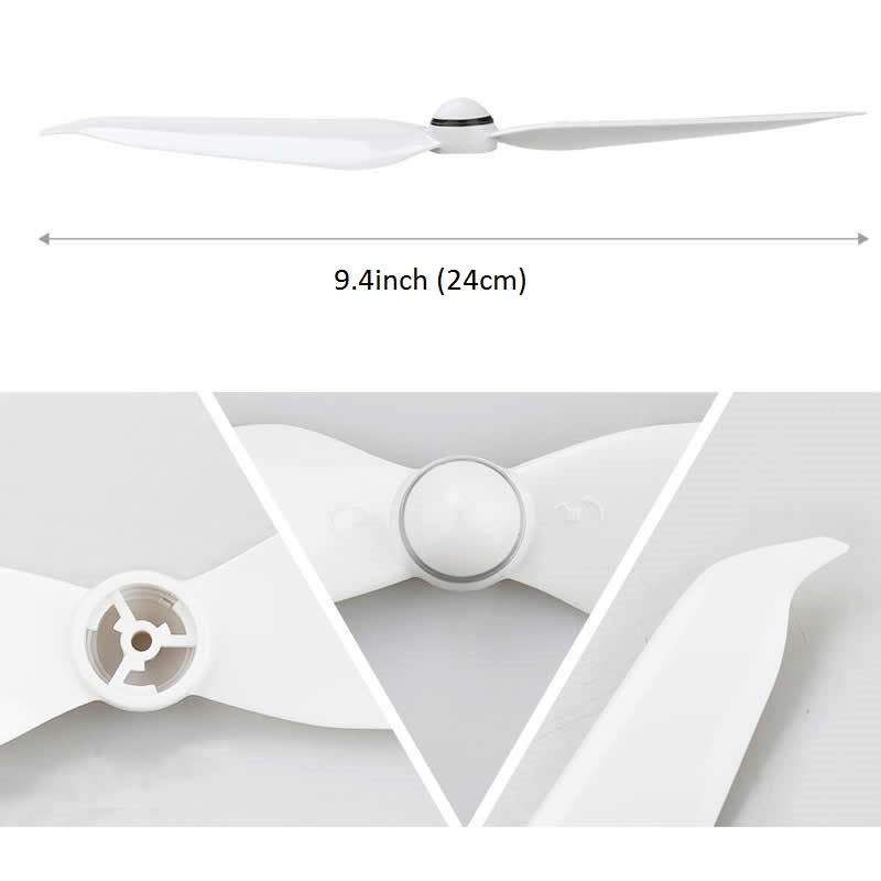 2 Pcs Noise-Cancelling Propellers V2.0 Advanced Quick Release 9455S Blades Screw Accessory Blade for DJI Phantom 4 Pro Accessories