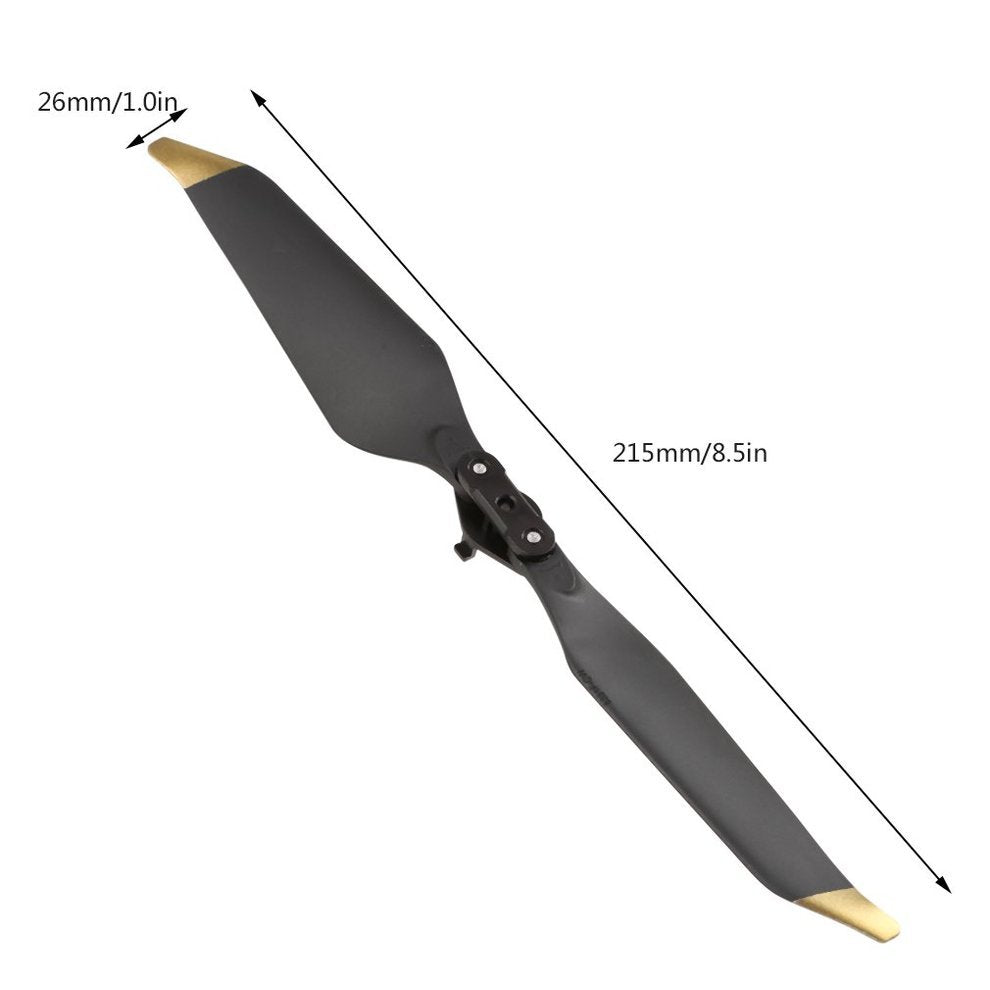 2Pcs Low-Noise Quick-Release Propellers Prop Blade Set 8331F for DJI Mavic Pro Platinum Drone